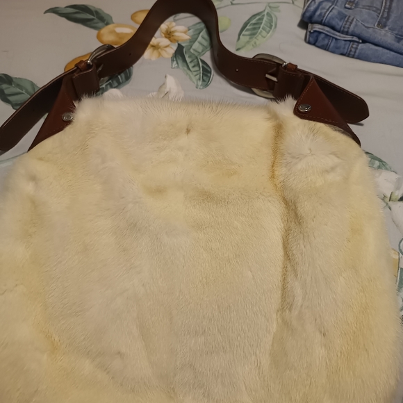 Michael Kors Handbags - Michael Kors Fox Fur and Leather Bag